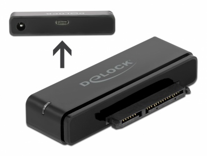 Convertor USB-A 3.2 Gen 2 la SATA 22 pini pentru HDD 2.5"/3.5", Delock 64104
